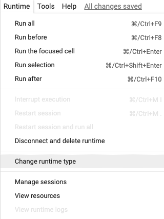 Change runtime type