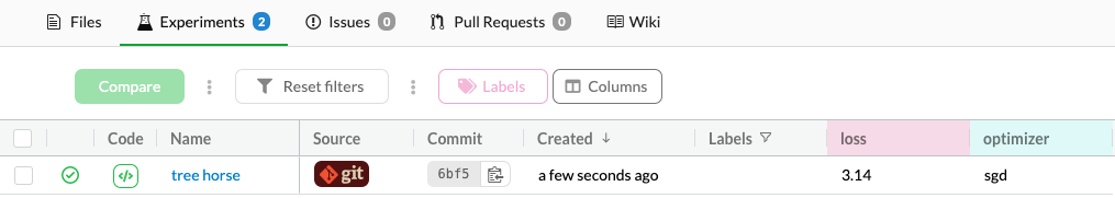 Git experiment